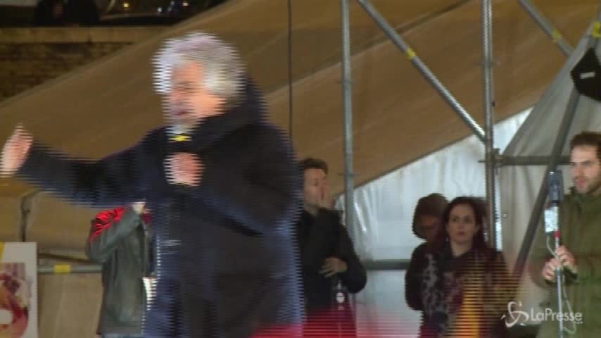 Grillo: “Non ci sarà l’epoca degli inciuci”