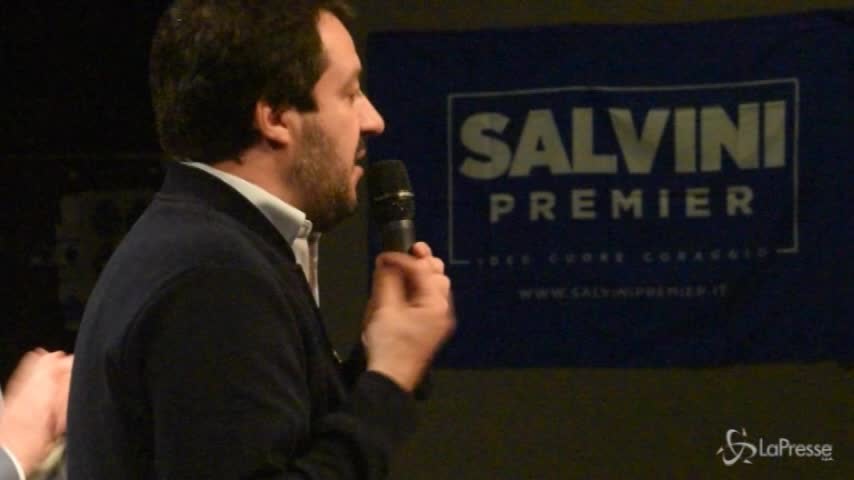 Salvini a Udine: “Non farò un governo con il Pd”