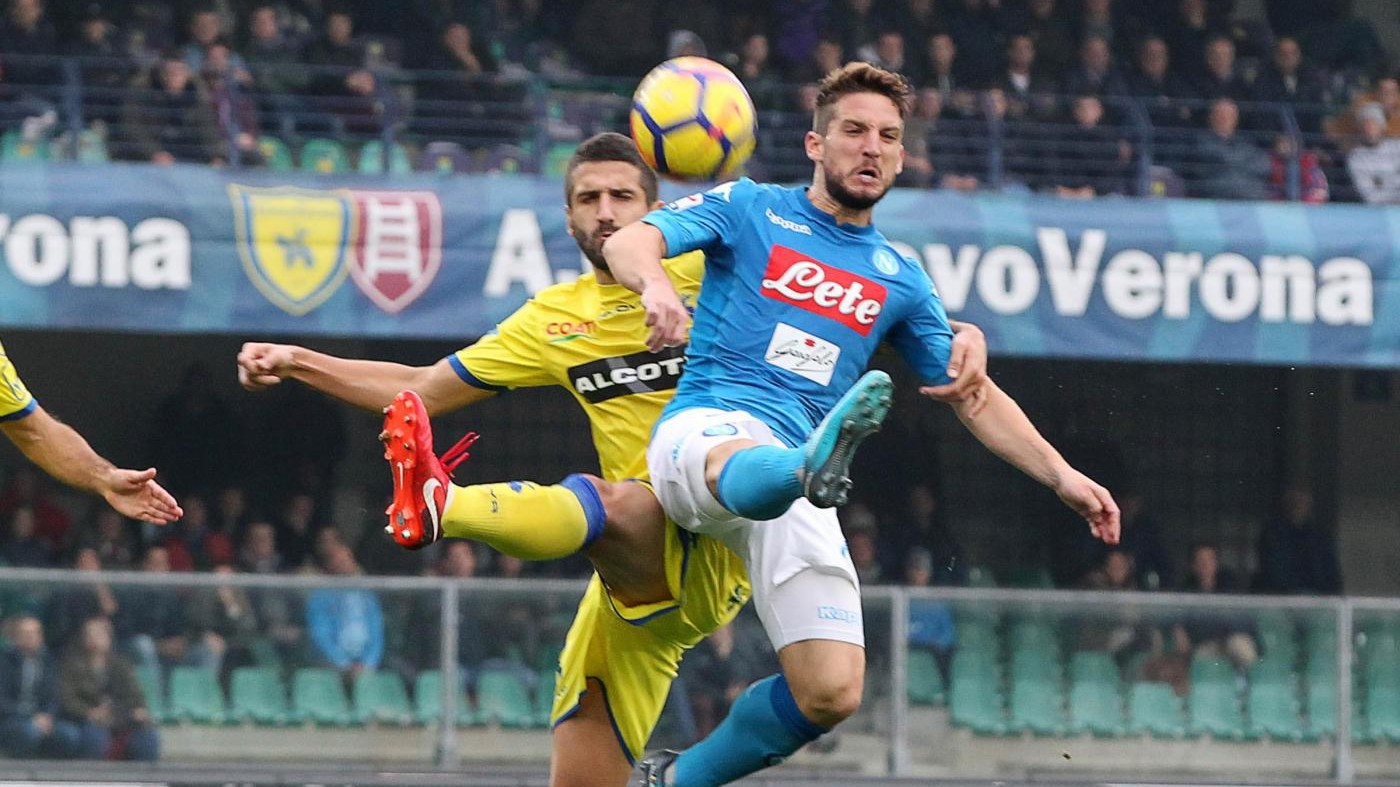 Il Napoli sbatte sul Chievo: solo 0-0 al Bentegodi