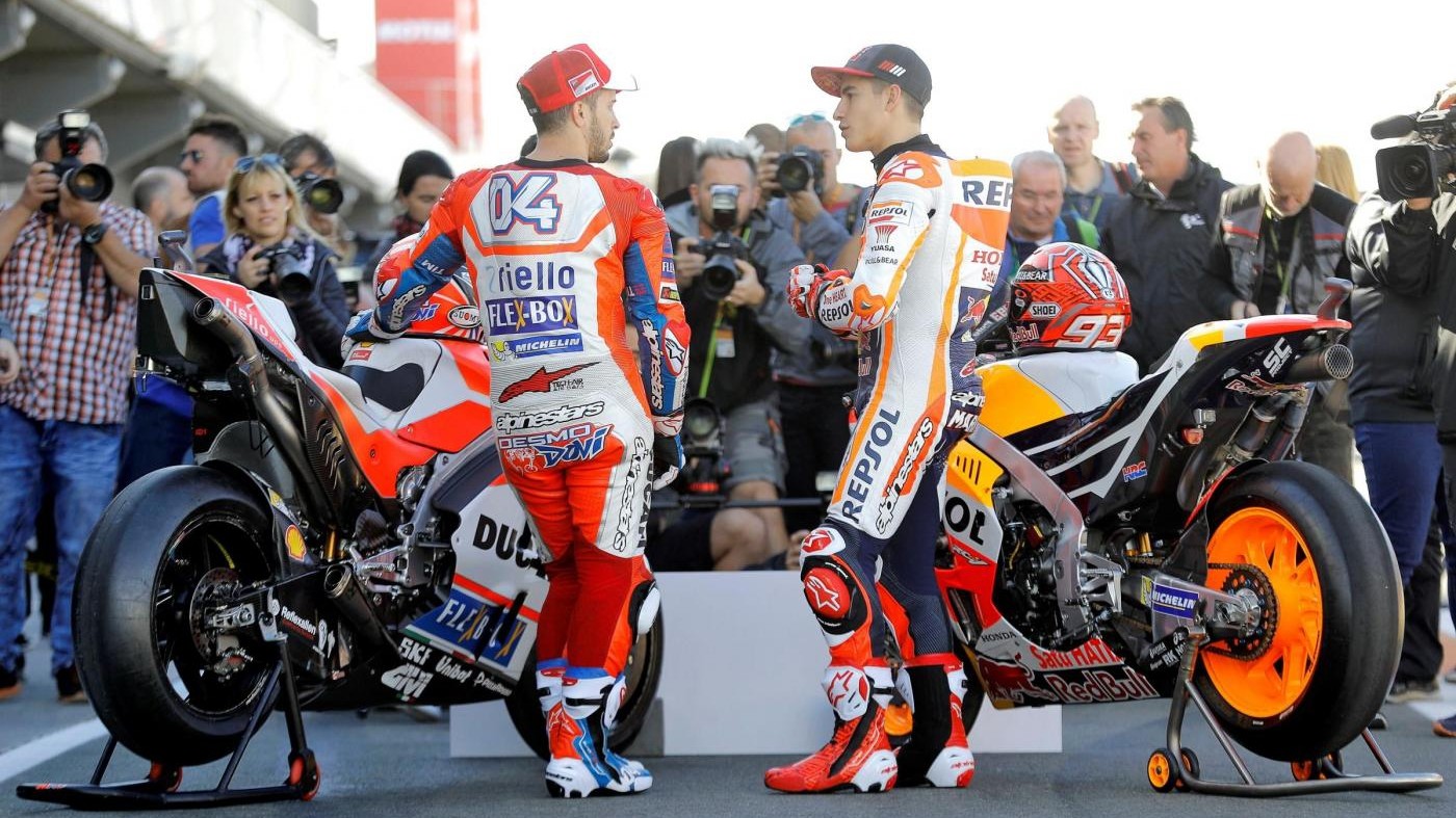 MotoGp, prove libere a Valencia. Dovizioso terzo, Marquez quinto