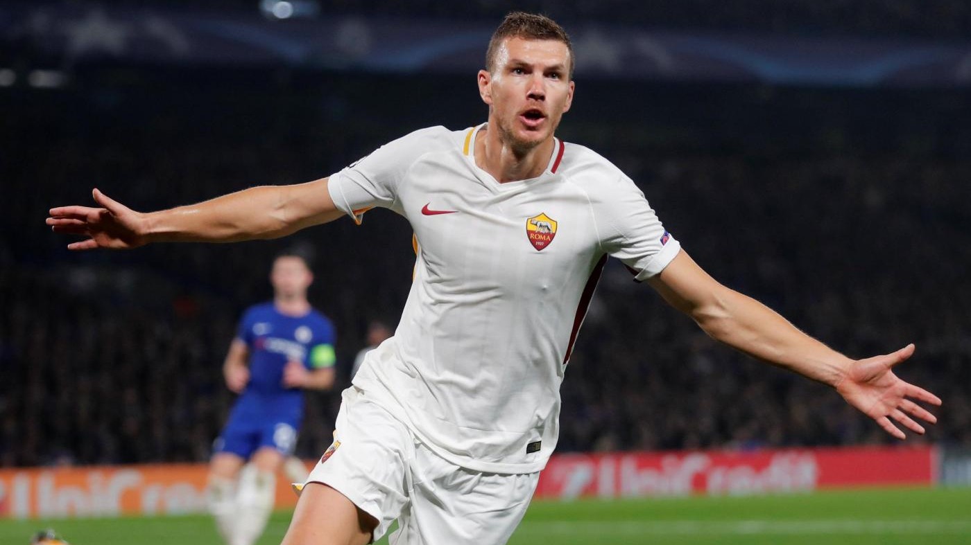 Calcio, Dzeko: “Voglio portare la Roma allo scudetto”