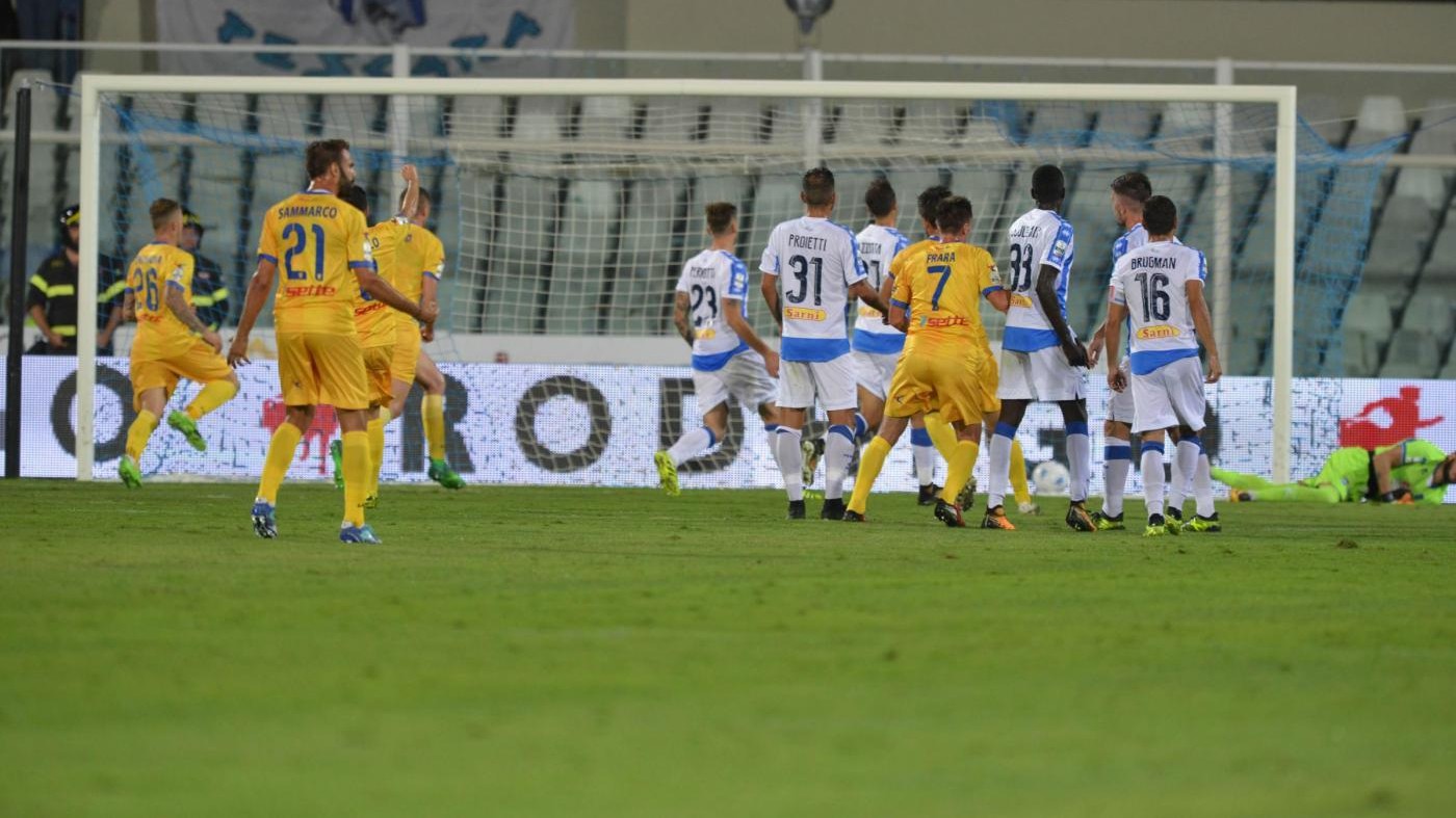 Serie B, Pescara-Frosinone 3-3