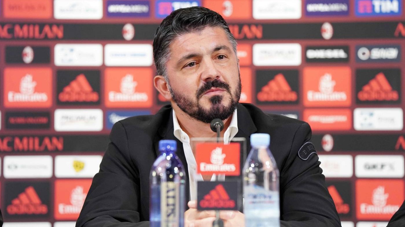 Milan, inizia l’era Gattuso: “Non mi sento un traghettatore”