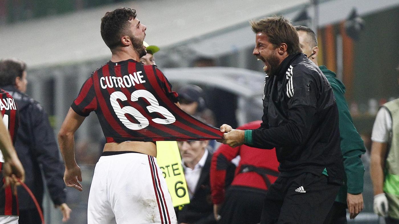 Milan vince al fotofinish con Rijeka 3-2: decide Cutrone/ Il Fotoracconto