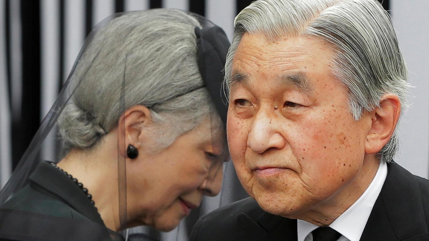 Giappone, l’imperatore Akihito abdicherà il 30 aprile 2019