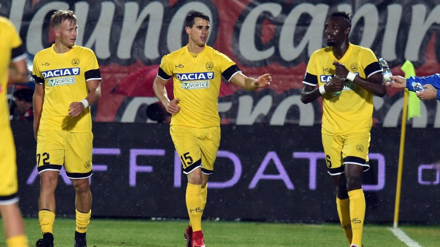 Udinese cala tris a Crotone e respira: doppietta di Jankto