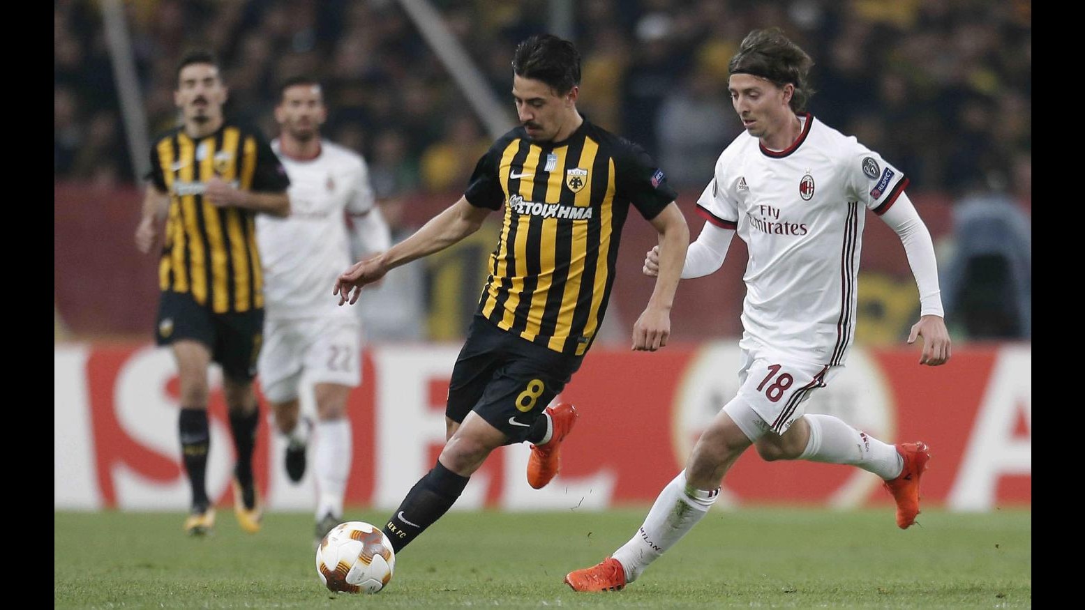 Europa League, AEK Atene-Milan 0-0: il fotoracconto