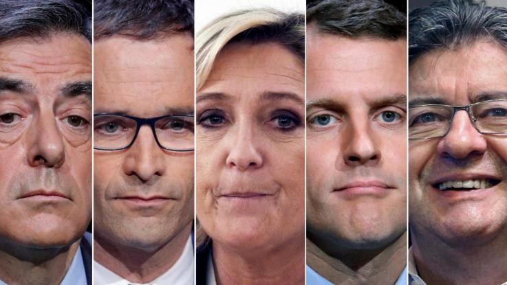 Francia al voto, primi exit poll dal Belgio: Macron in testa, gli altri tre in parità