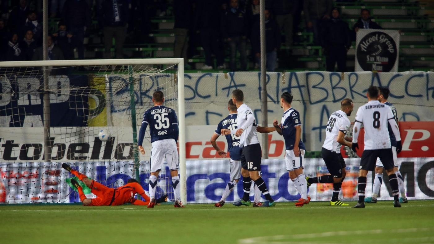 Serie B, Cesena-Brescia: 1-0