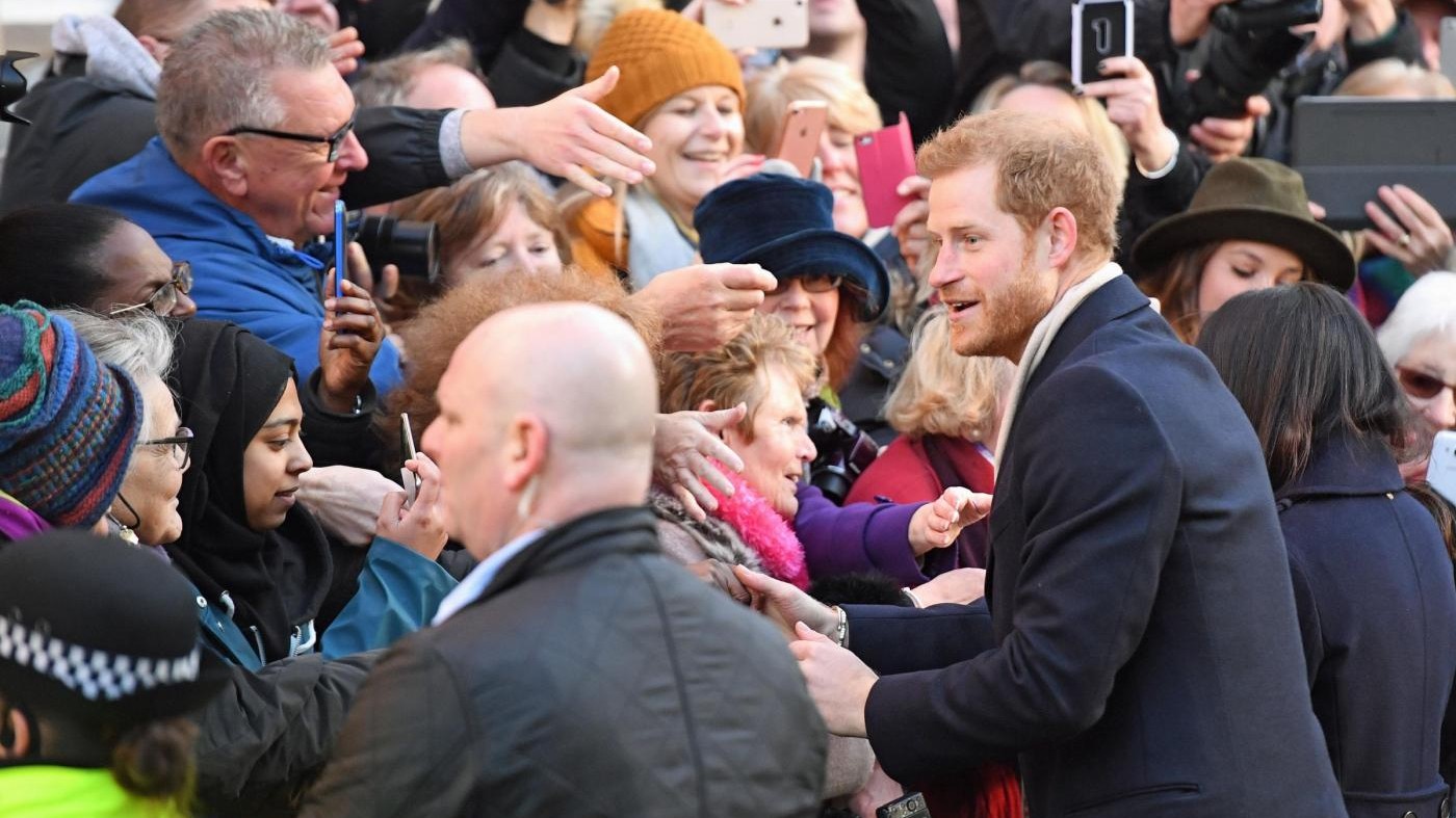 Prima uscita pubblica dei futuri sposi Harry e Meghan