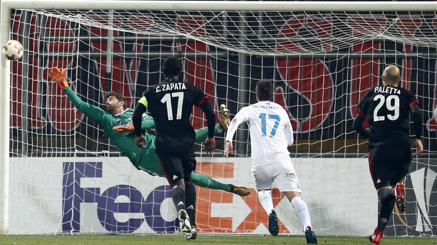 Europa League, Rijeka – Milan 2-0 IL FOTORACCONTO