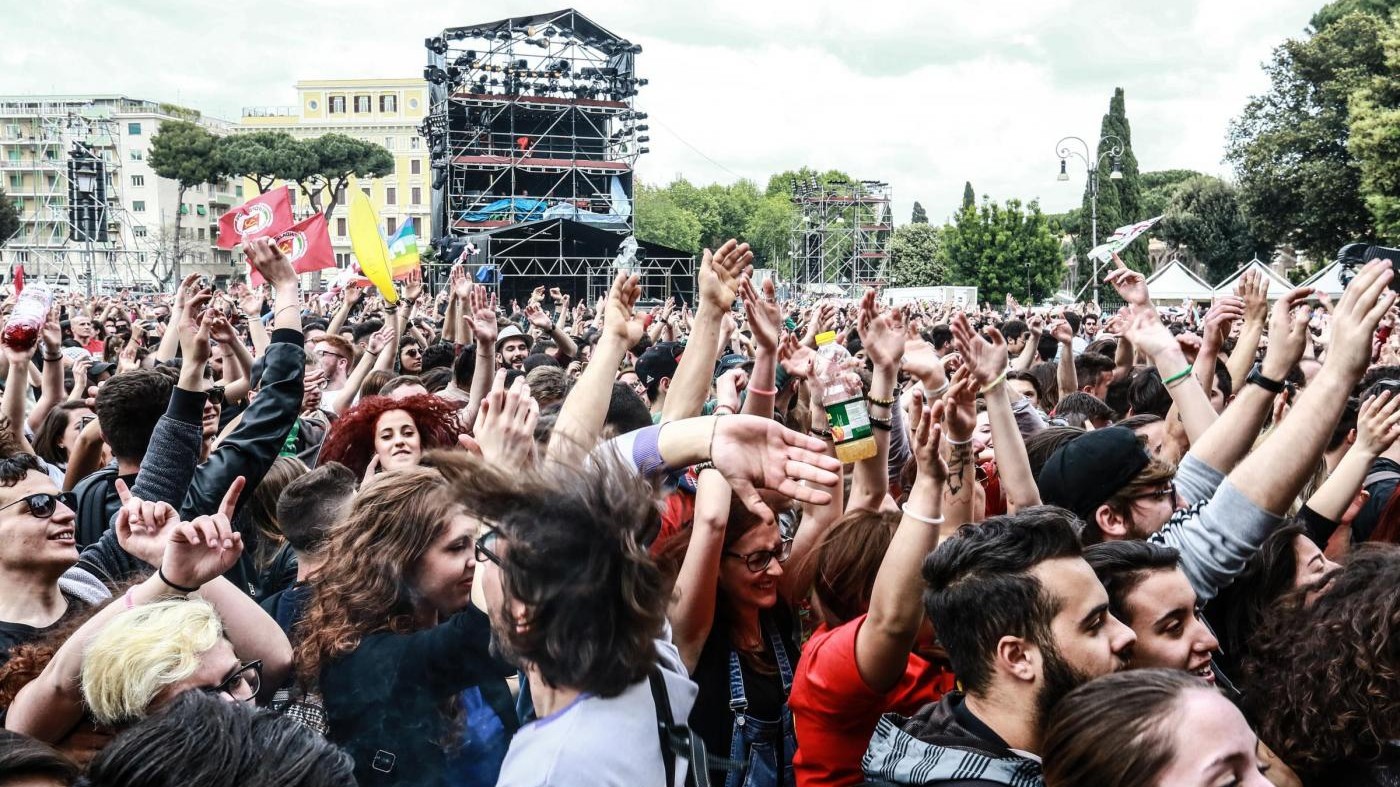 Oggi il ‘concertone’ a Roma: musica con Bennato e Gabbani