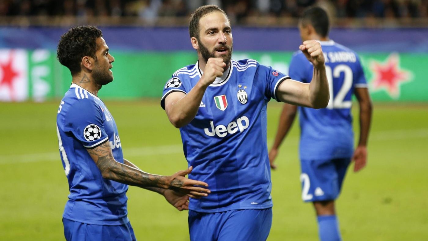 Pagelle Monaco-Juve: Higuain-Alves marchio fabbrica per finale