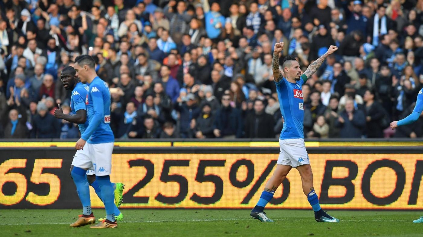 Serie A, Napoli-Samp: 3-2. Il fotoracconto