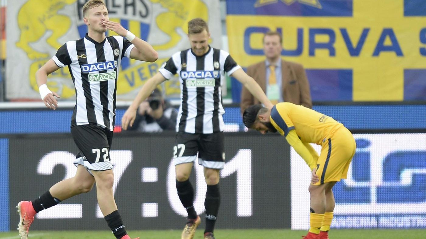 Serie A, Udinese-Verona: 4-0. Il fotoracconto