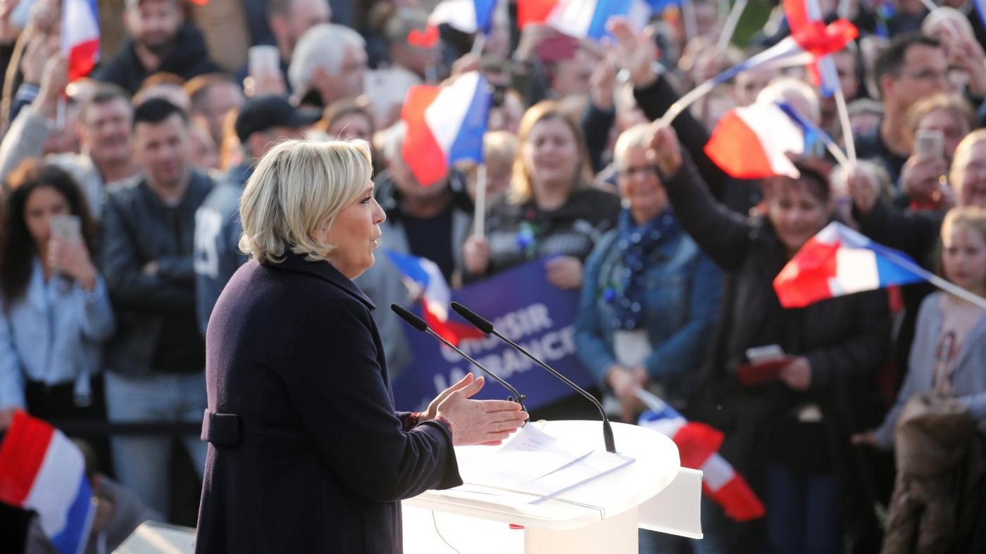 Le Pen fiduciosa: Sono Davide contro Golia, ma sorpresa possibile