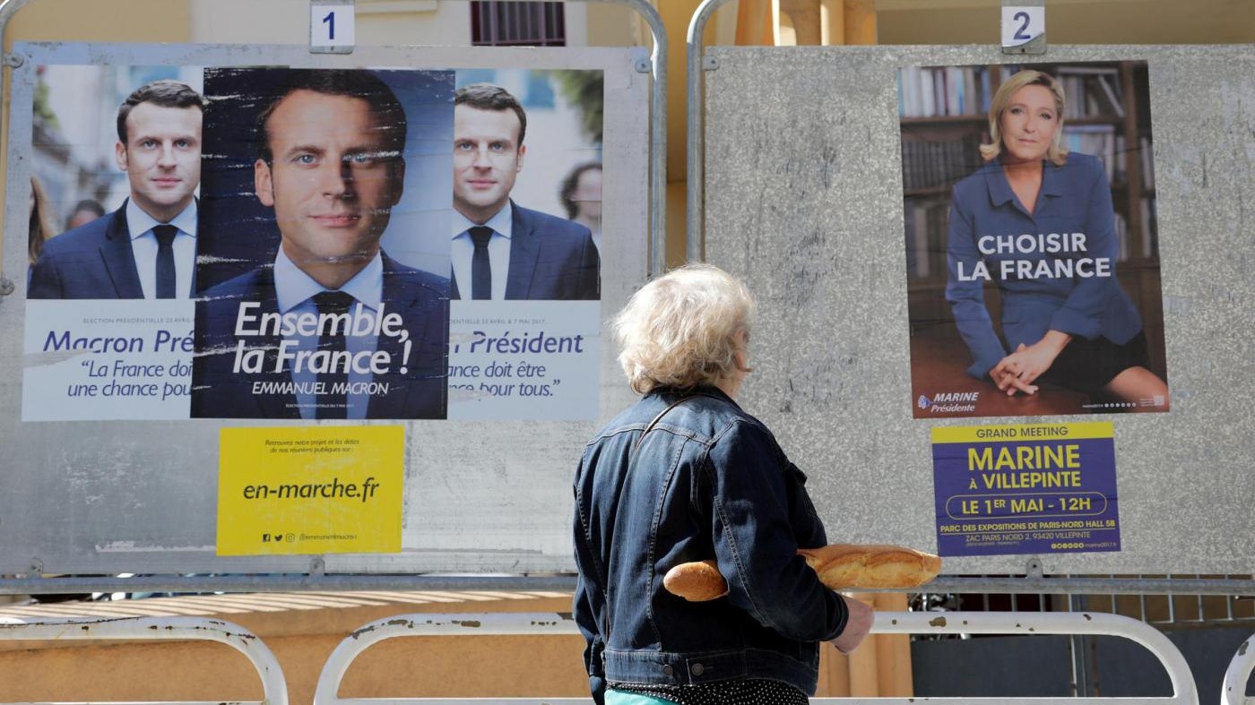 Francia, nuovo sondaggio: Macron batterà Le Pen con il 62%