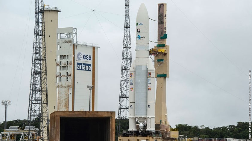 Successo per Ariane 5, in orbita satelliti di Brasile e Sud Corea