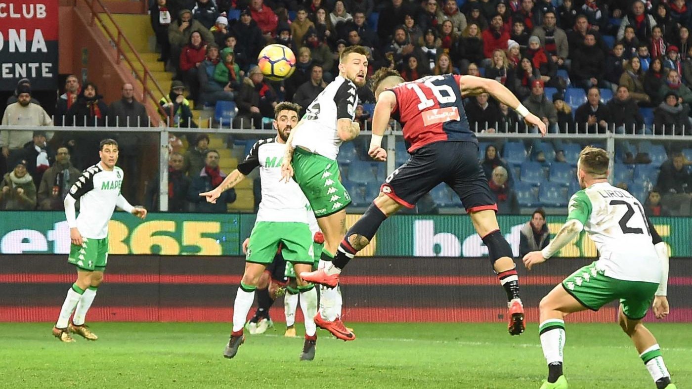 Serie A, Genoa-Sassuolo 1-0 | IL FOTORACCONTO