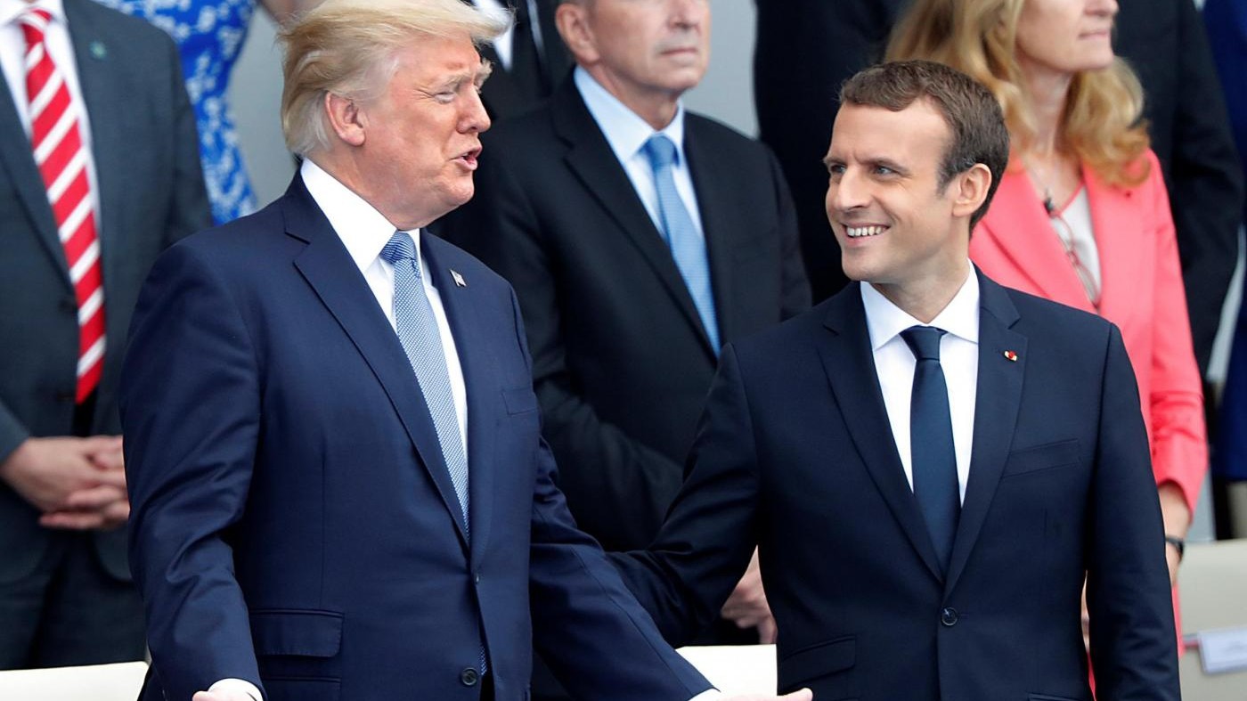 14 luglio, Macron a Trump: Nulla separerà mai i nostri Paesi