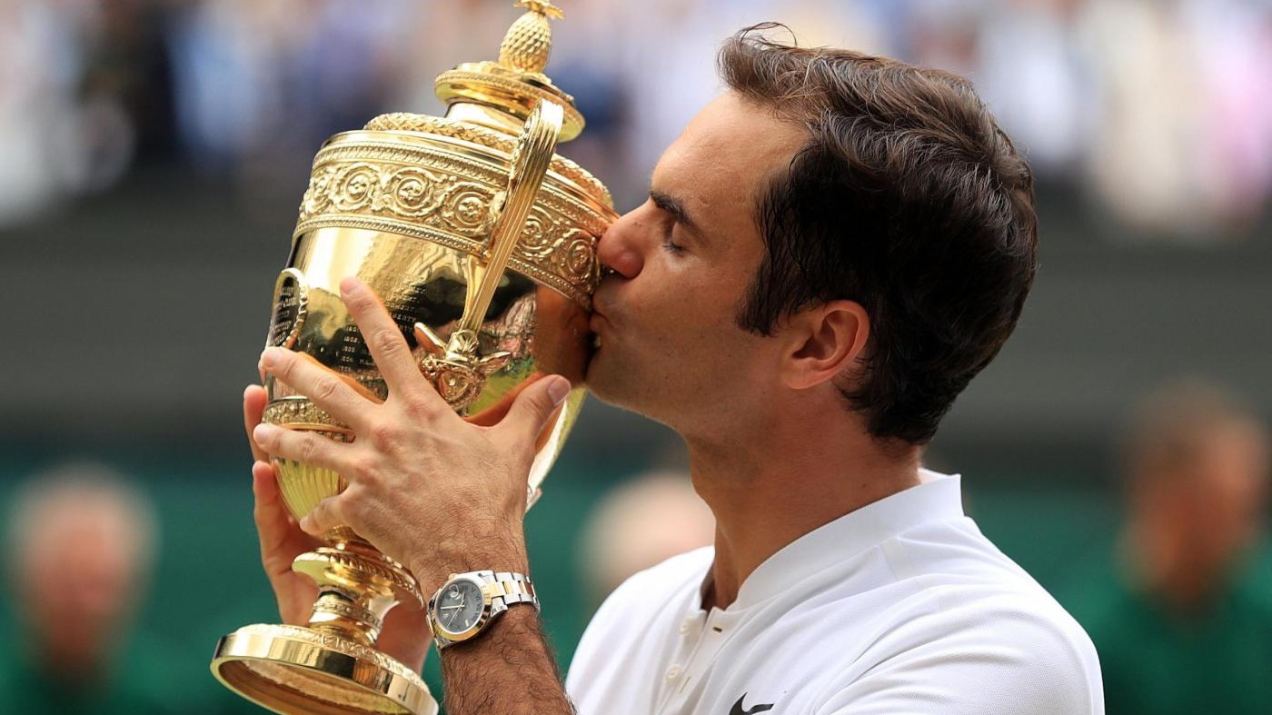 Wimbledon, Federer trionfa per l’ottava volta. Lacrime per Cilic