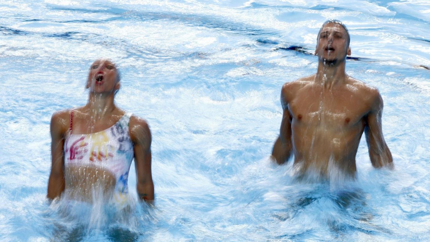 Nuoto, primo trionfo ai mondiali: Minisini-Flamini oro nel sincro