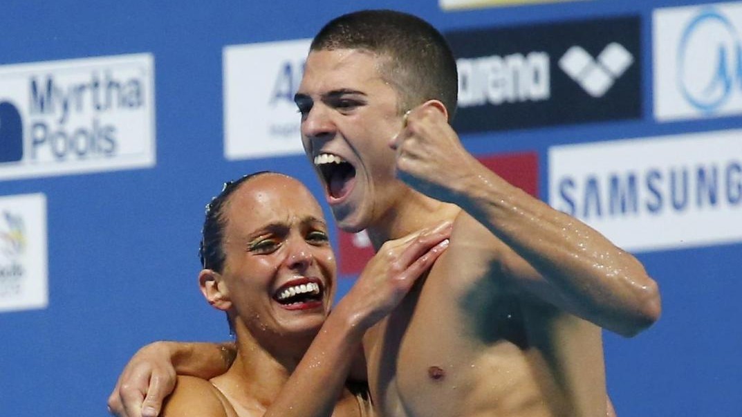 Nuoto sincro, Mondiali: argento per Minisini-Perrupato nel misto libero