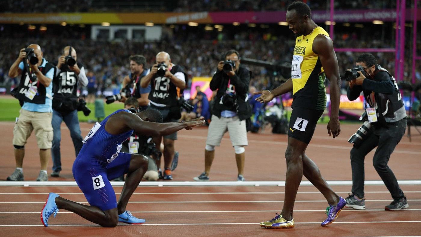 Bolt, addio col bronzo: l’oro mondiale dei 100 va a Gatlin