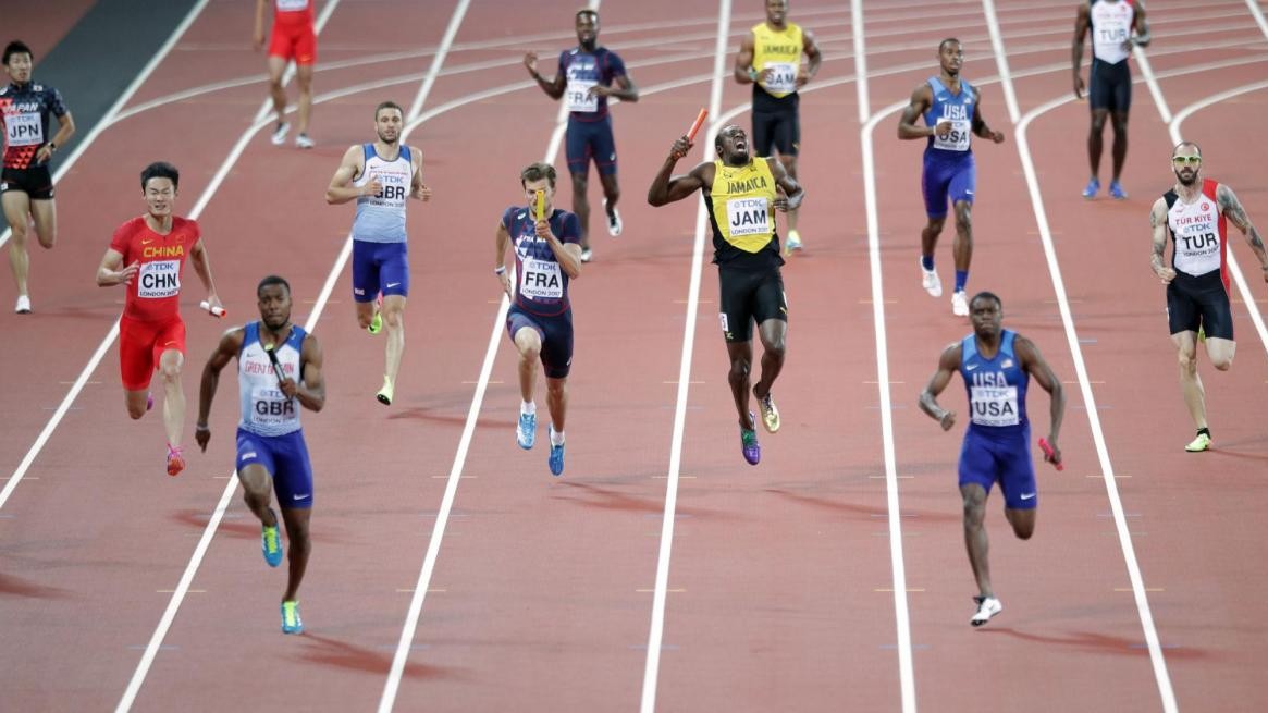 Addio choc per Bolt: si infortuna in staffetta e sfuma 20esimo oro