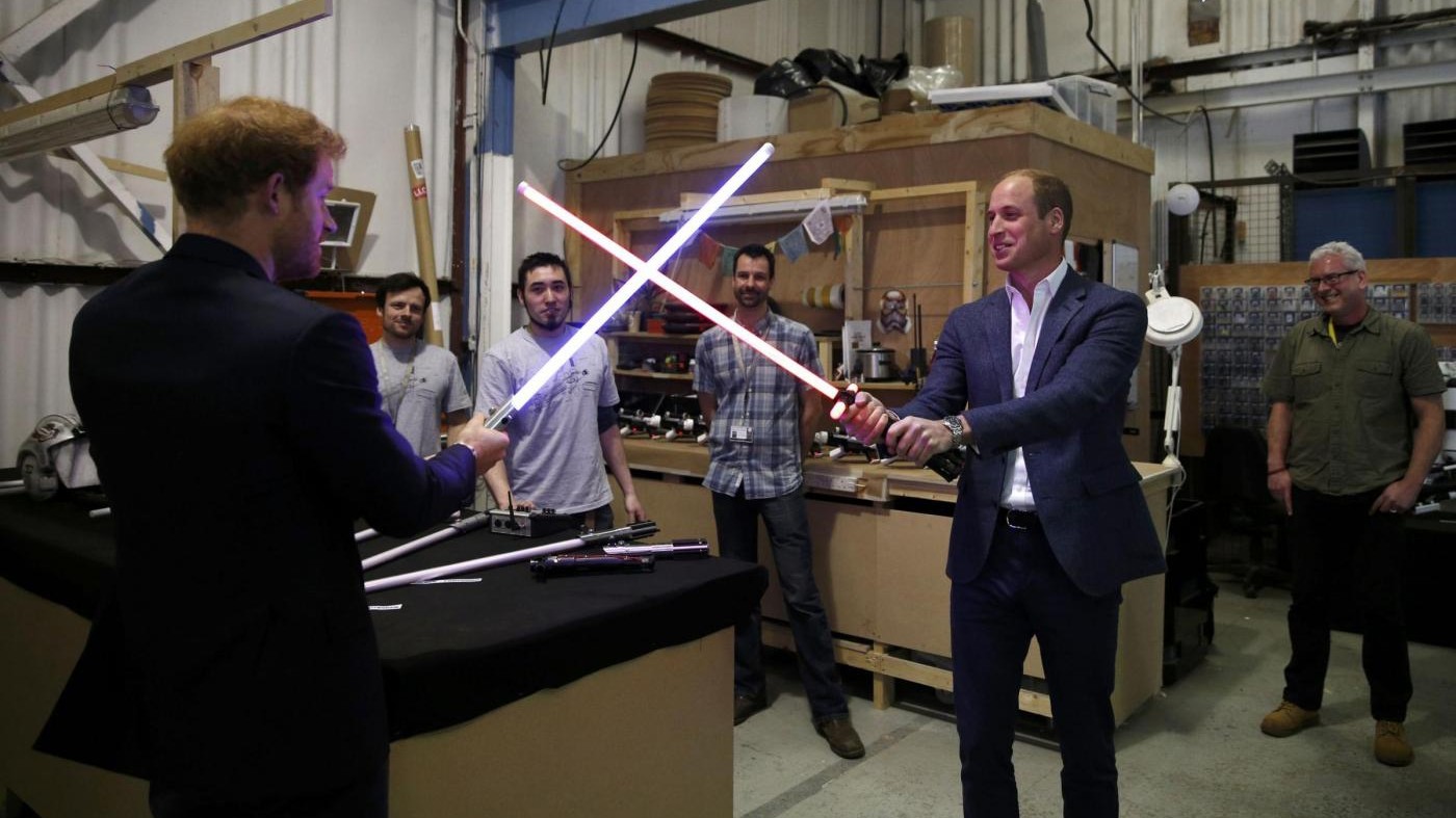 Gli ultimi Jedi, le comparse sono reali: William e Harry reciteranno in Star Wars