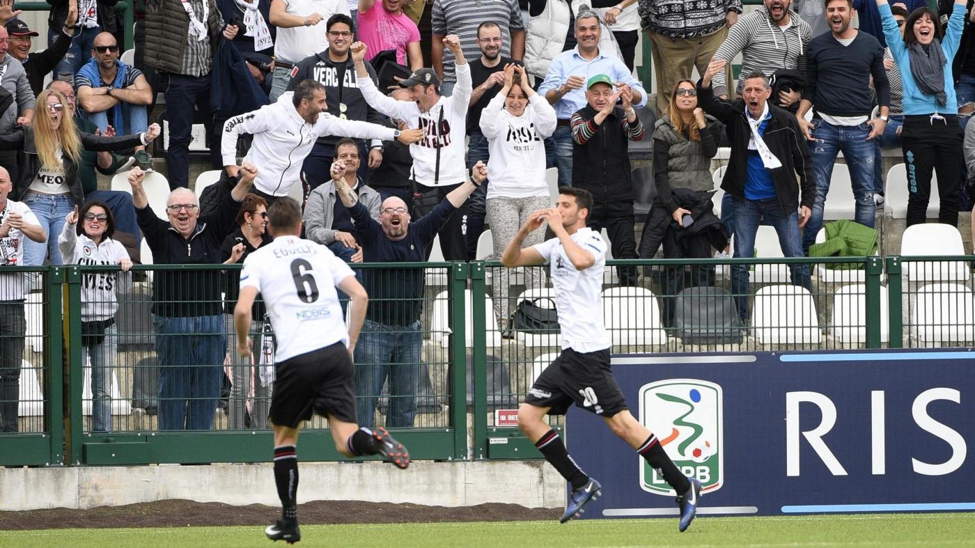 FOTO Serie B, Pro Vercelli-Bari 1-0