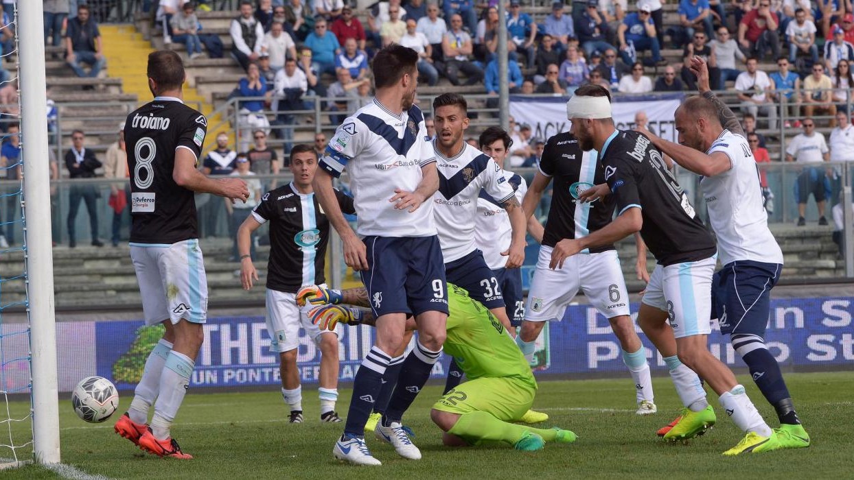 FOTO Serie B, Brescia-Entella 2-2