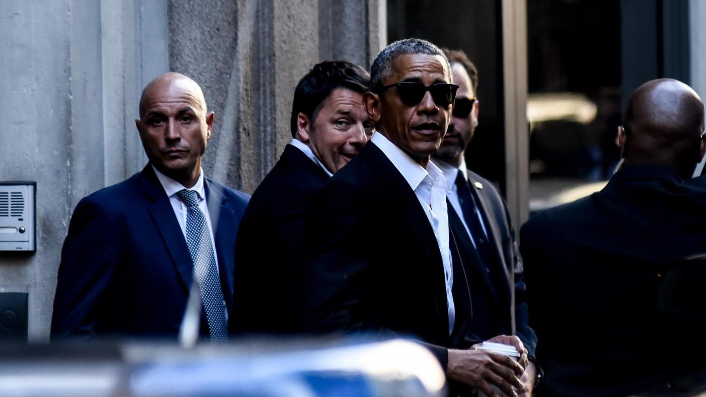 Renzi: Felice di aver visto Obama, grande amico e leader