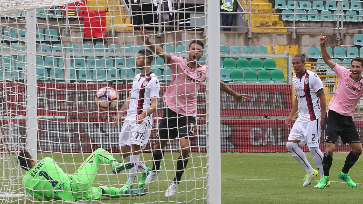 FOTO Serie A, colpo esterno del Cagliari: Palermo ko 3-1
