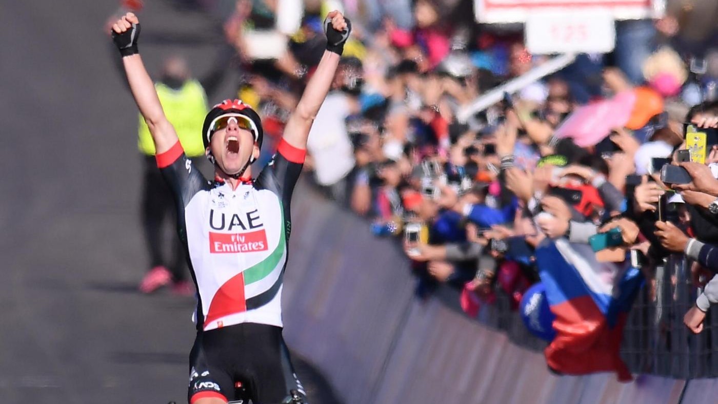 Giro d’Italia, Polanc trionfa sull’Etna, Jungels maglia rosa