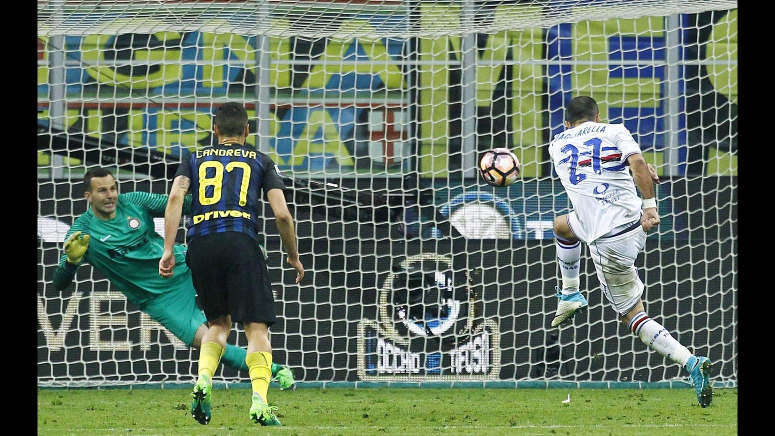 FOTO Serie A, la Samp di Quagliarella frena l’Inter 1-2