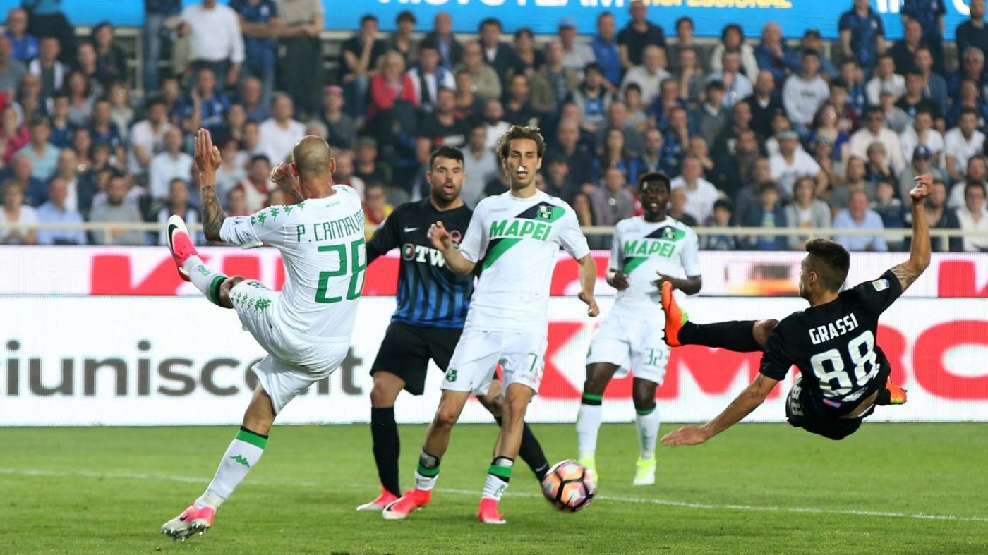 FOTO Serie A, l’Atalanta frena: 1-1 con il Sassuolo