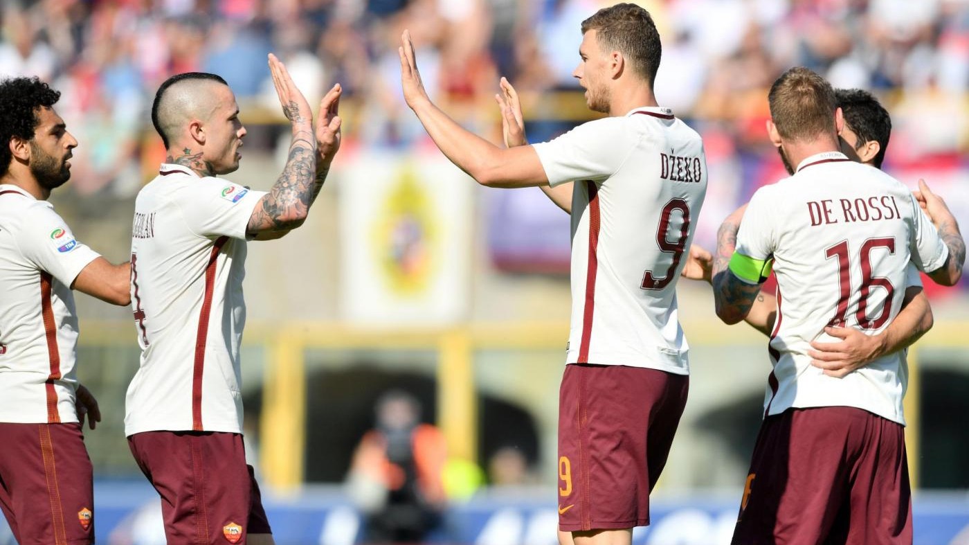 FOTO Serie A, Bologna-Roma 0-3: i giallorossi non mollano