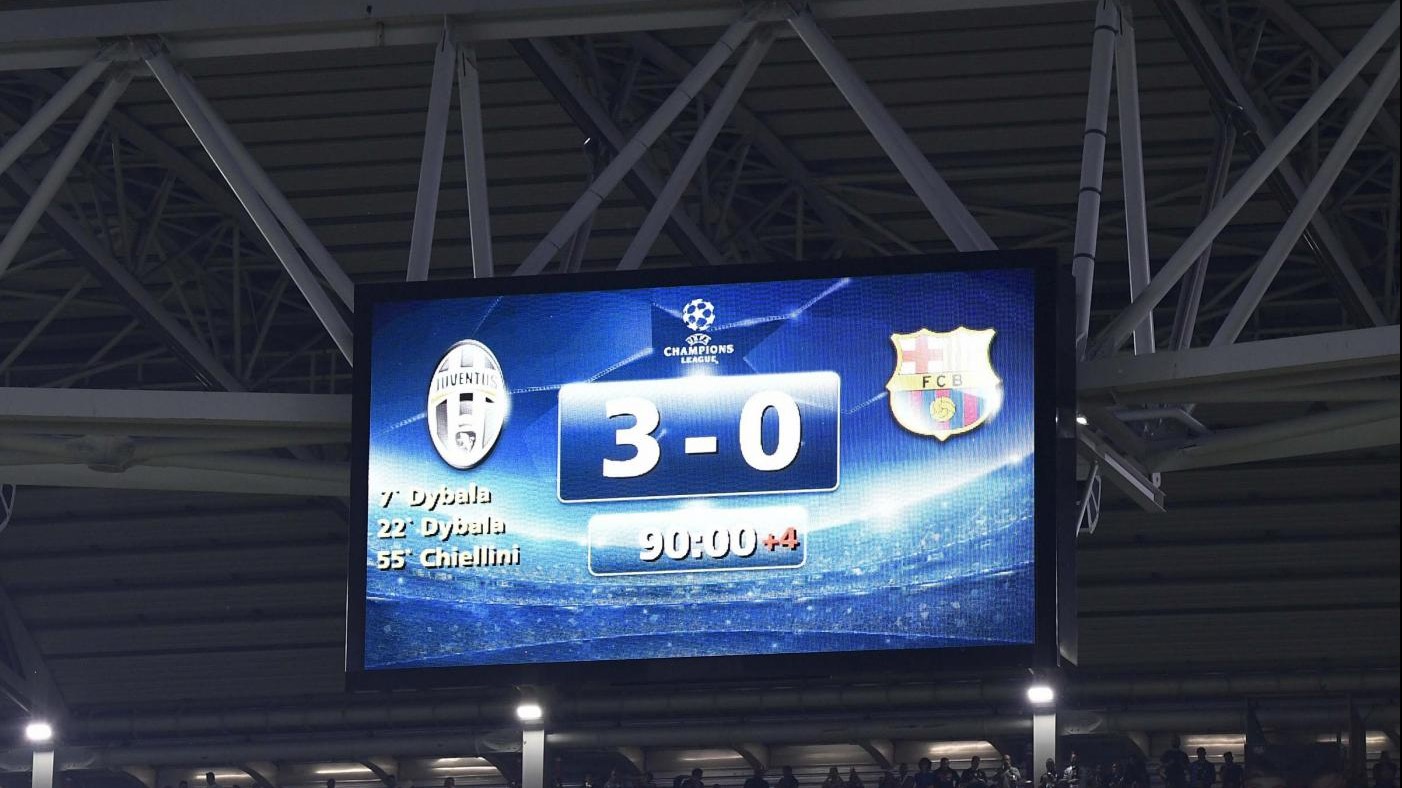 Champions League, impresa Juve: Barcellona ko 3-0