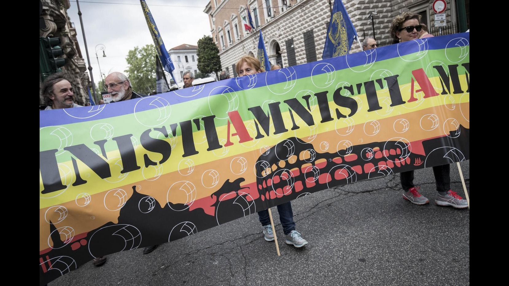 FOTO Marcia per l’amnistia dal Partito Radicale a Roma