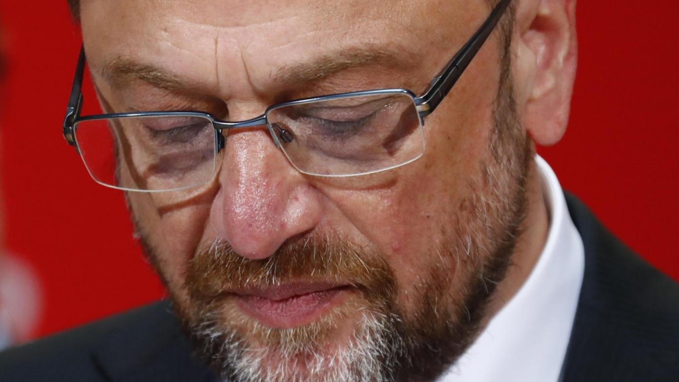 Tonfo del Spd in Germania, Schulz ammette: Una sconfitta amara