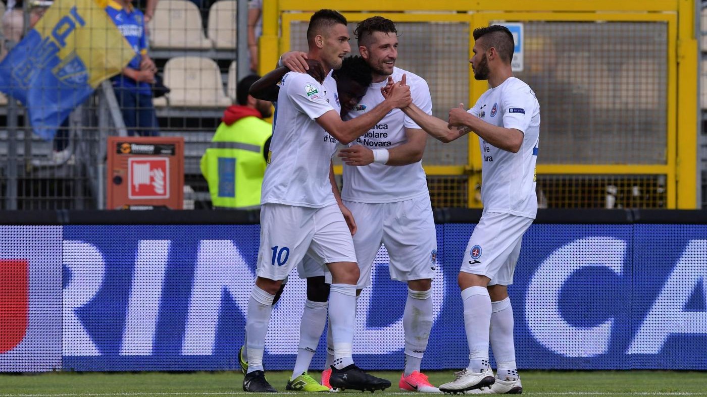 FOTO Serie B, tonfo del Frosinone: sconfitto 3-2 dal Novara