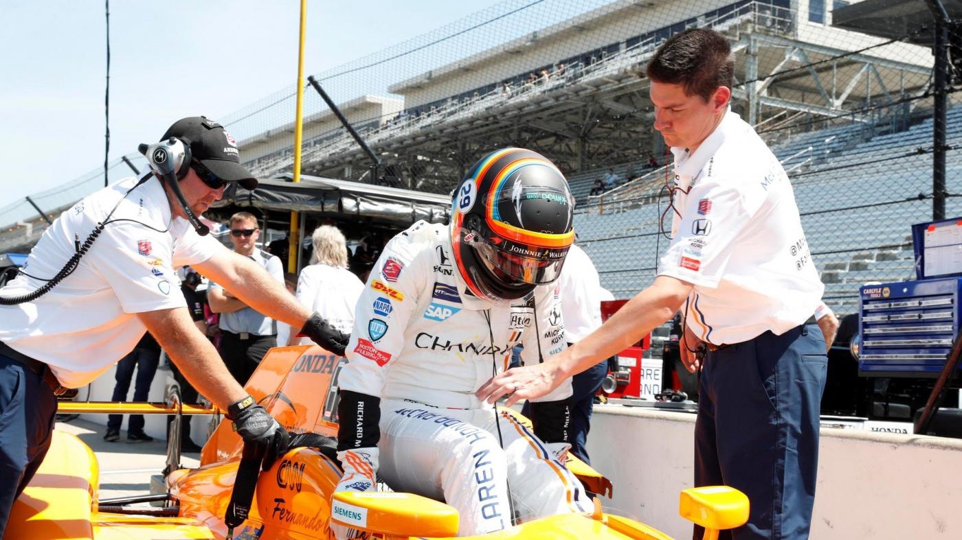 500 Miglia di Indianapolis: per Alonso quarto tempo nelle libere