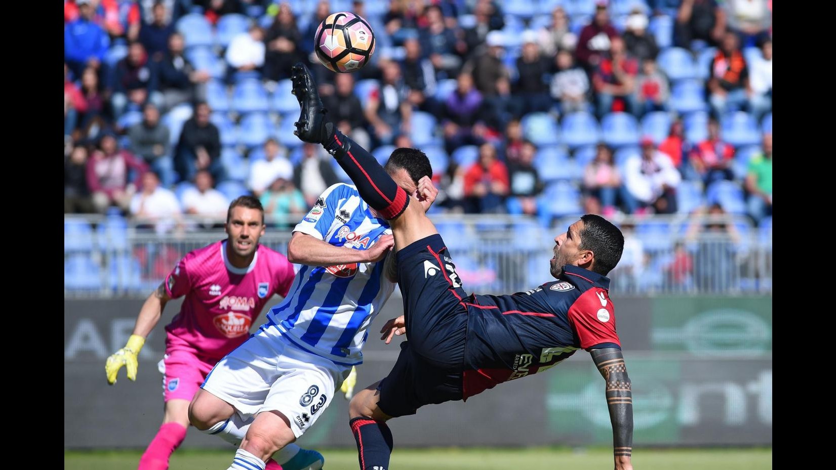 FOTO Serie A, Cagliari-Pescara 1-0: decide rigore di Joa Pedro