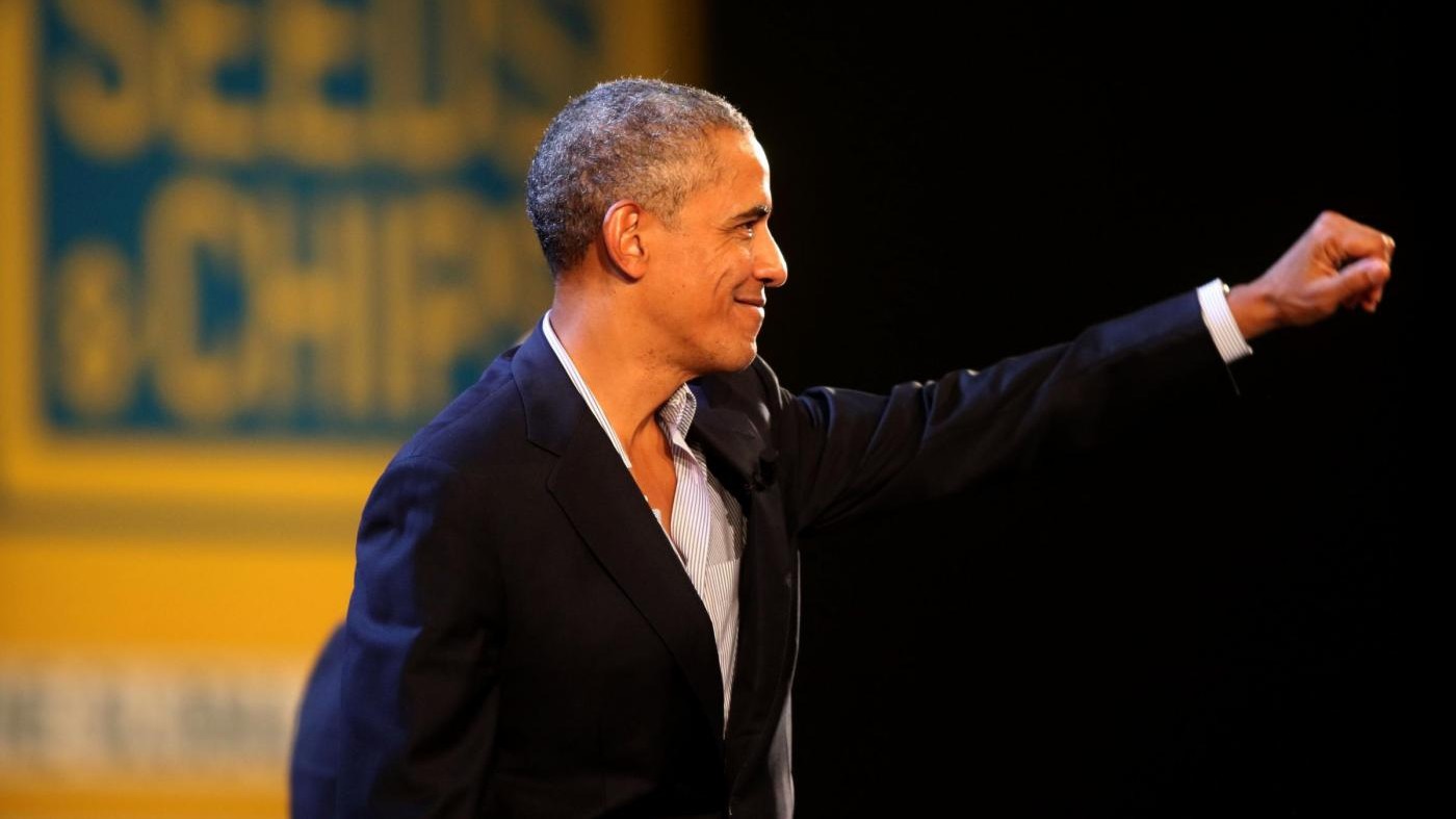 FOTO Ovazione per Obama al Seeds&Chips a Milano