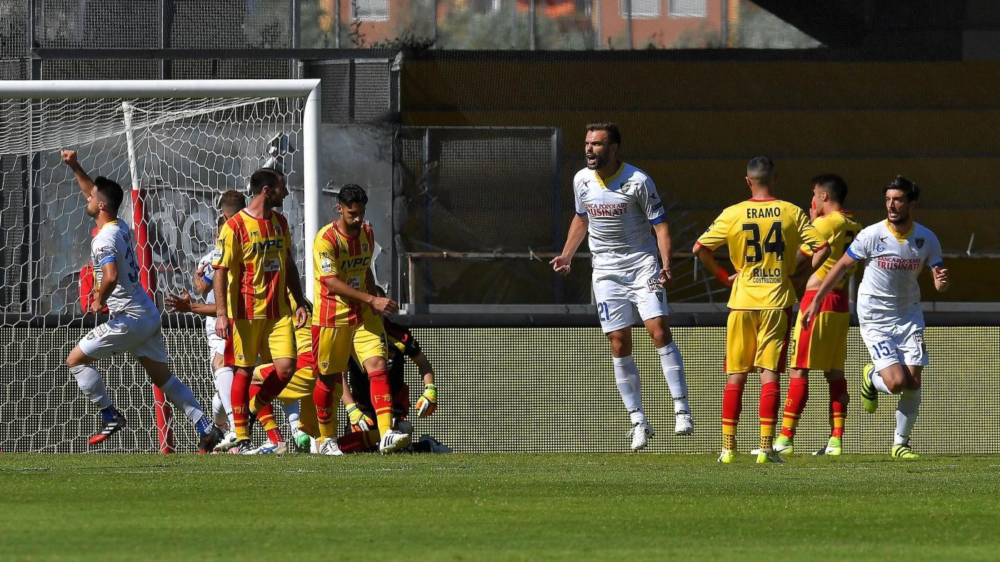 FOTO Serie B, Benevento supera Frosinone 2-1