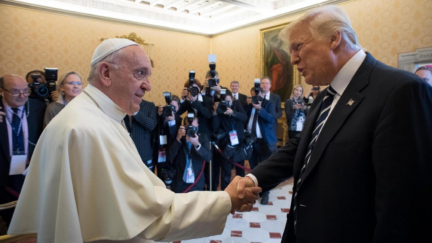 Trump in Vaticano, il Papa chiede impegno per la pace in Medio Oriente