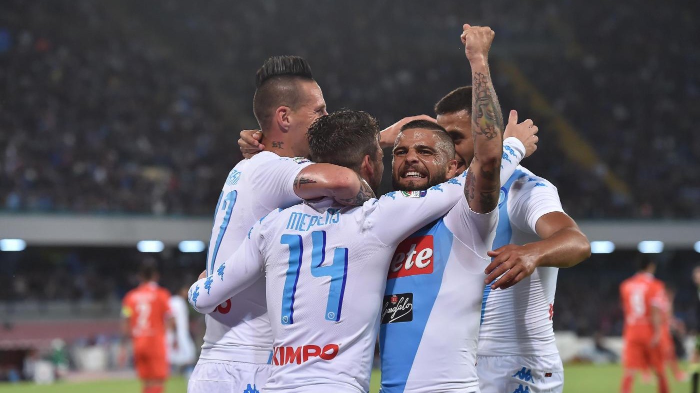 FOTO Serie A, poker del Napoli alla Fiorentina: 4-1 al San Paolo