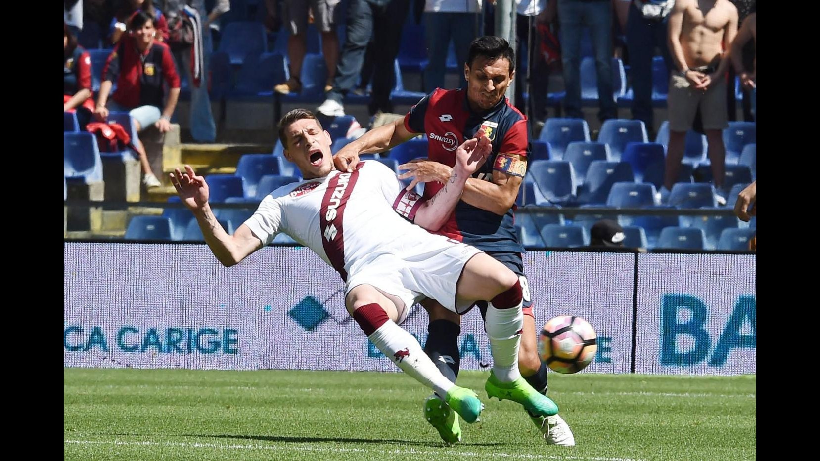FOTO Serie A, il Genoa batte il Toro 2-1 e si salva