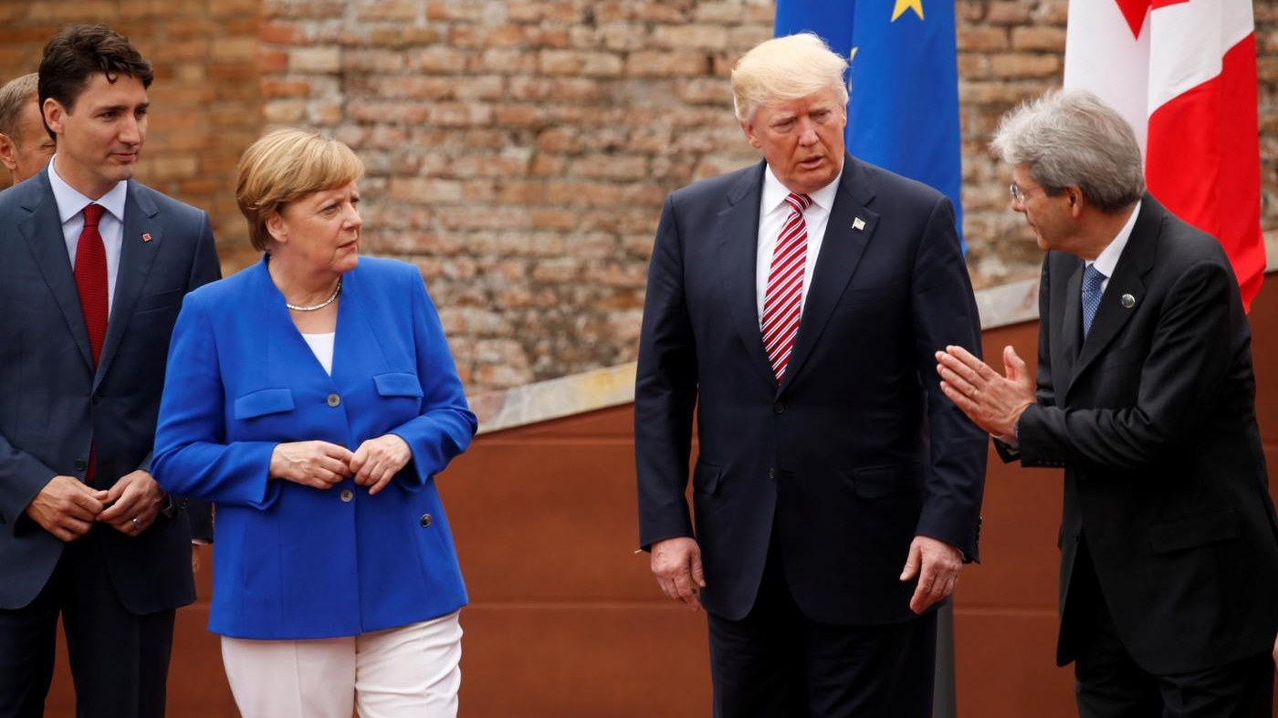 G7, ‘tedeschi cattivi’: giallo su parole Trump, poi il chiarimento